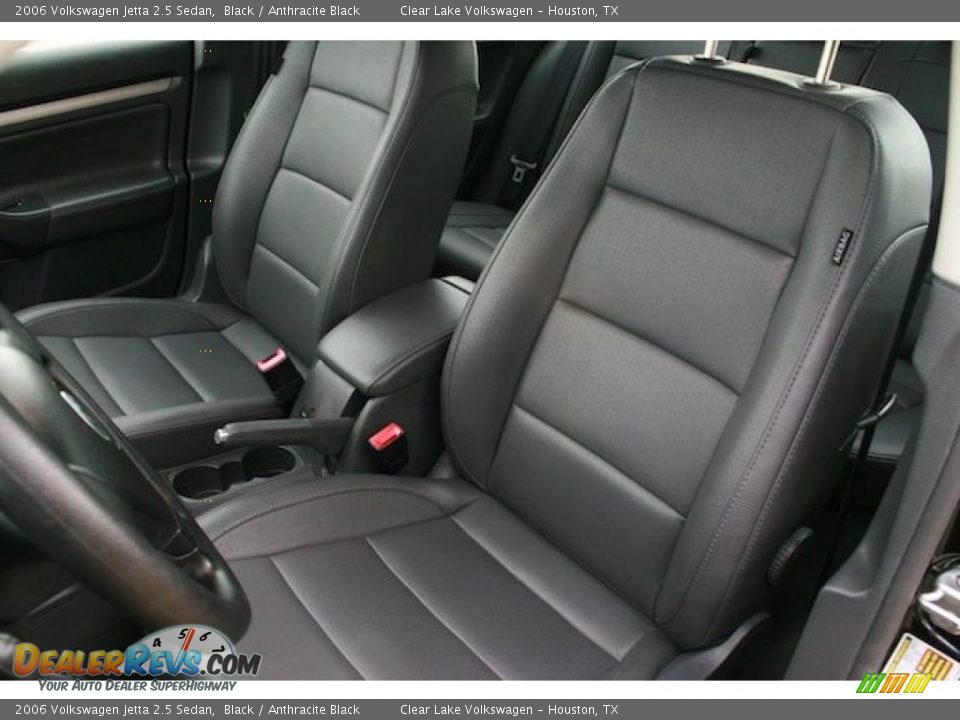 2006 Volkswagen Jetta 2.5 Sedan Black / Anthracite Black Photo #7