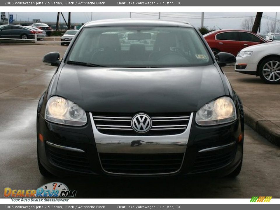 2006 Volkswagen Jetta 2.5 Sedan Black / Anthracite Black Photo #10