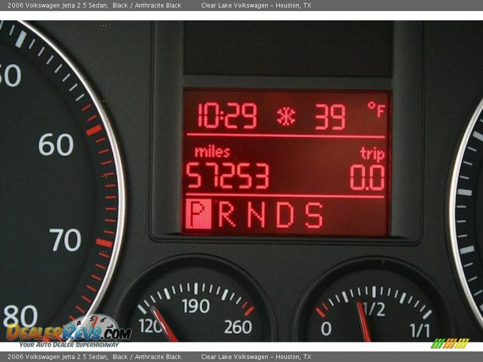 2006 Volkswagen Jetta 2.5 Sedan Black / Anthracite Black Photo #34