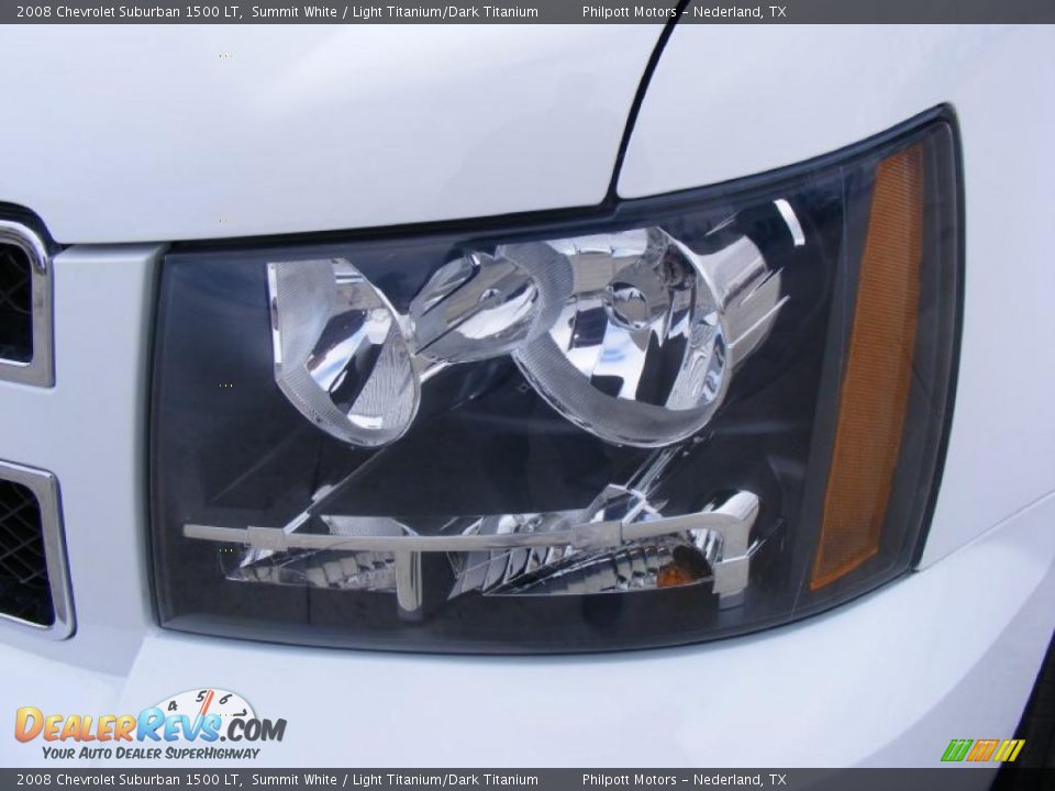 2008 Chevrolet Suburban 1500 LT Summit White / Light Titanium/Dark Titanium Photo #10