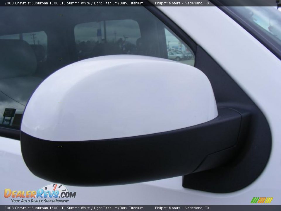 2008 Chevrolet Suburban 1500 LT Summit White / Light Titanium/Dark Titanium Photo #16