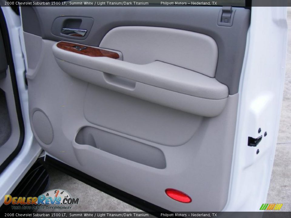 2008 Chevrolet Suburban 1500 LT Summit White / Light Titanium/Dark Titanium Photo #22