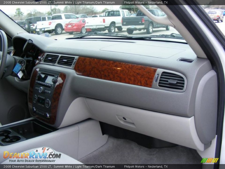 2008 Chevrolet Suburban 1500 LT Summit White / Light Titanium/Dark Titanium Photo #23