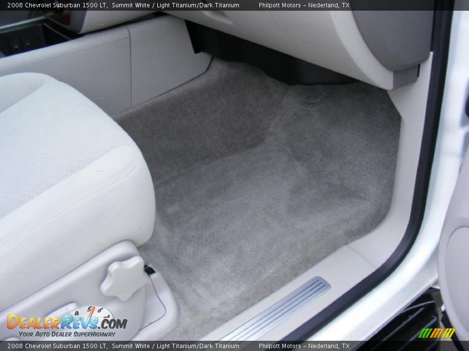 2008 Chevrolet Suburban 1500 LT Summit White / Light Titanium/Dark Titanium Photo #24
