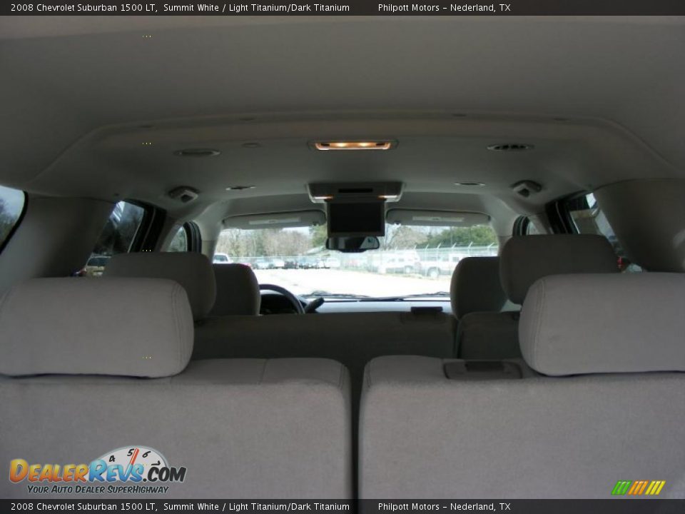 2008 Chevrolet Suburban 1500 LT Summit White / Light Titanium/Dark Titanium Photo #30