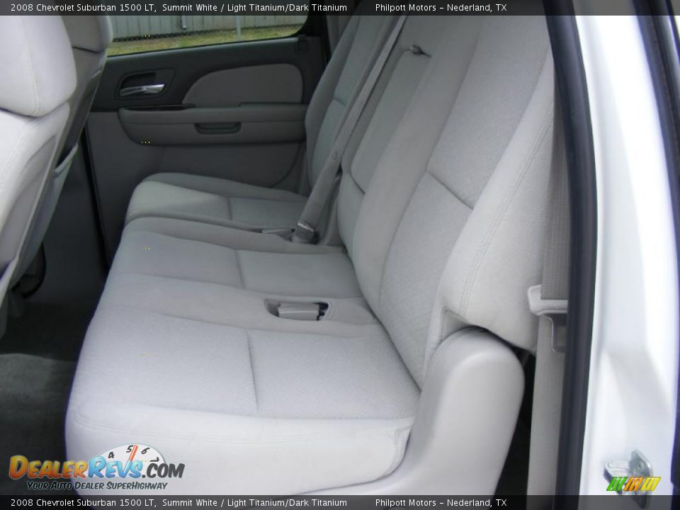 2008 Chevrolet Suburban 1500 LT Summit White / Light Titanium/Dark Titanium Photo #32