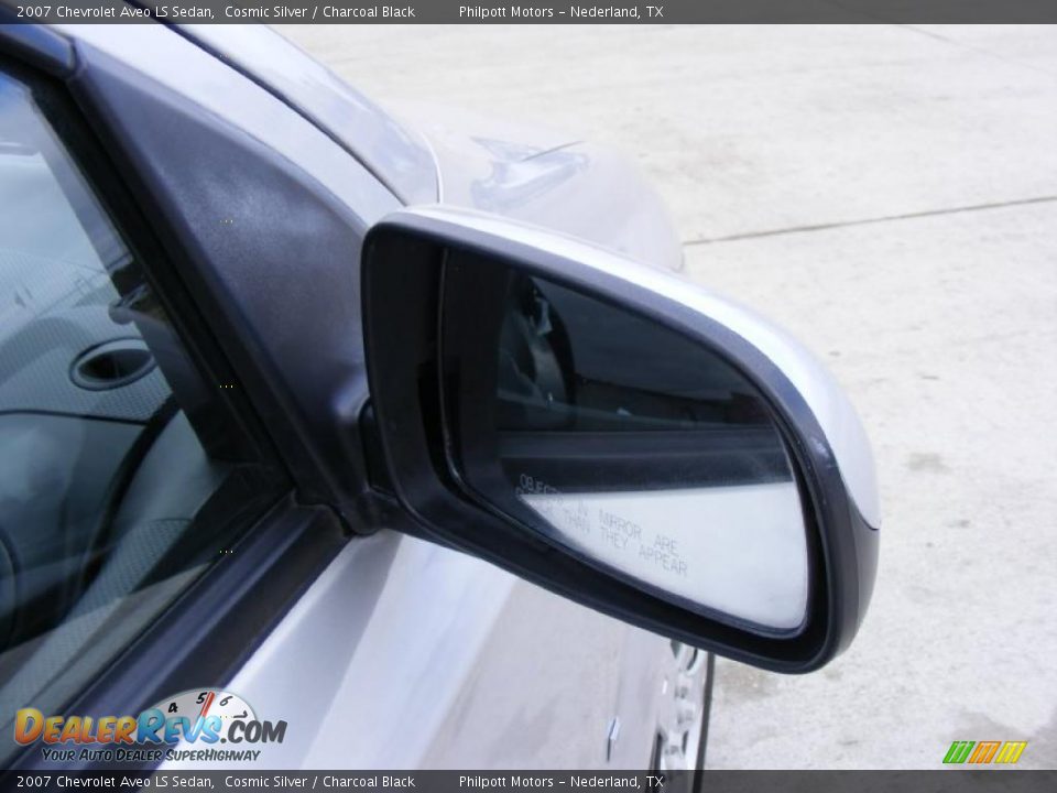 2007 Chevrolet Aveo LS Sedan Cosmic Silver / Charcoal Black Photo #18