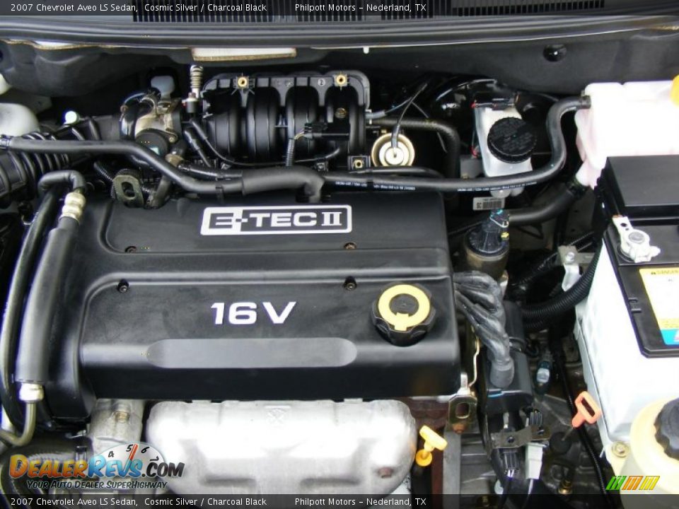 2007 Chevrolet Aveo LS Sedan Cosmic Silver / Charcoal Black Photo #22