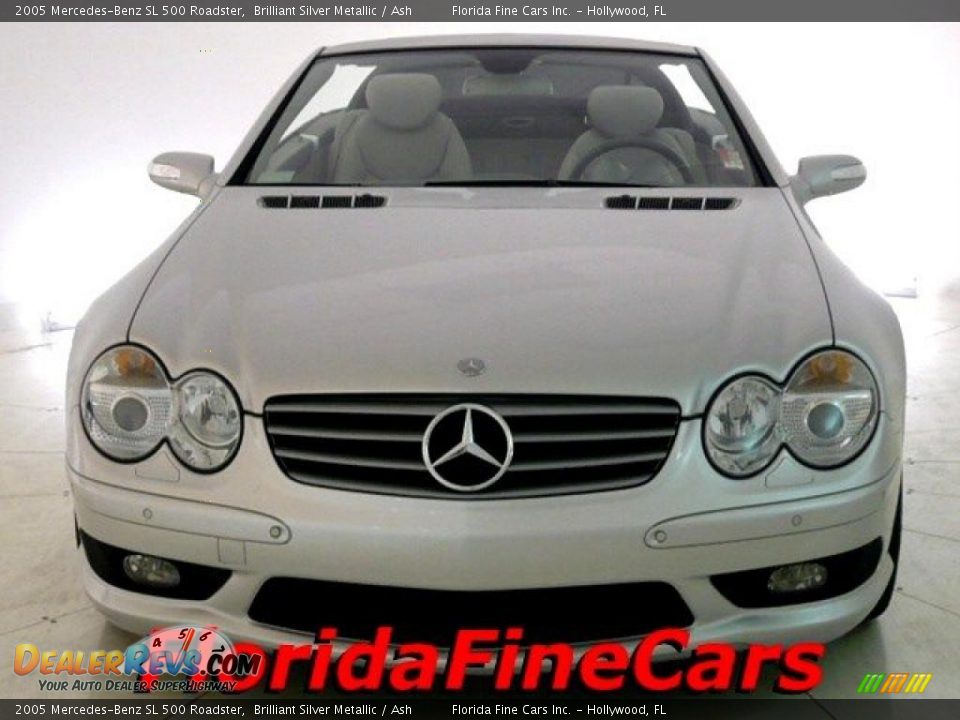 2005 Mercedes-Benz SL 500 Roadster Brilliant Silver Metallic / Ash Photo #5