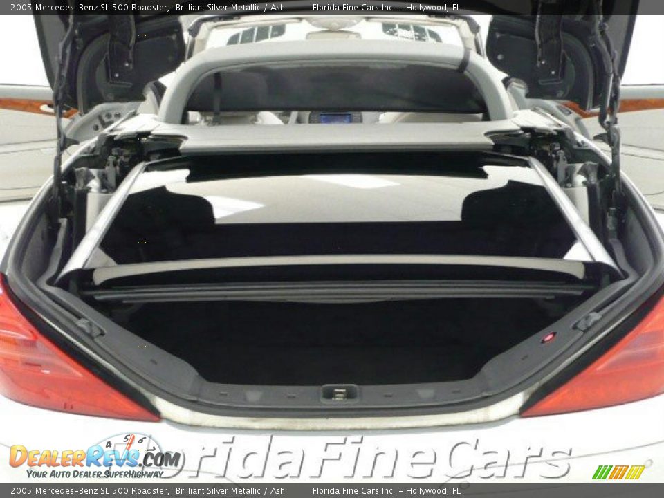 2005 Mercedes-Benz SL 500 Roadster Brilliant Silver Metallic / Ash Photo #11