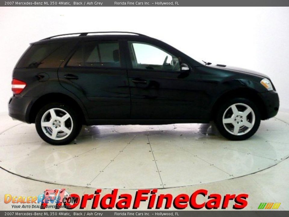 2007 Mercedes-Benz ML 350 4Matic Black / Ash Grey Photo #4