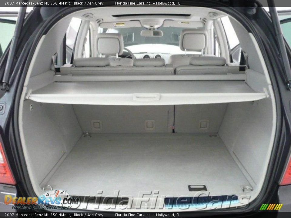2007 Mercedes-Benz ML 350 4Matic Black / Ash Grey Photo #10