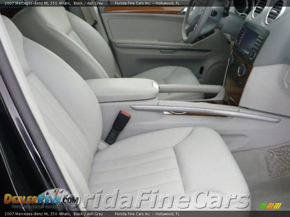 2007 Mercedes-Benz ML 350 4Matic Black / Ash Grey Photo #13