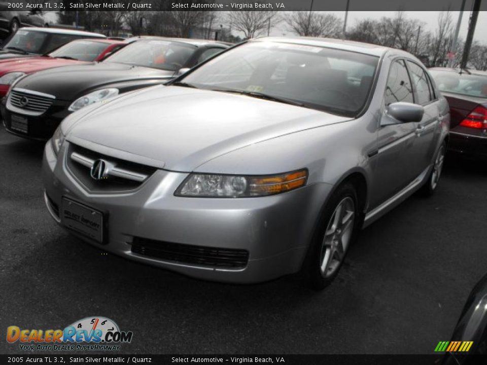 2005 Acura TL 3.2 Satin Silver Metallic / Quartz Photo #1