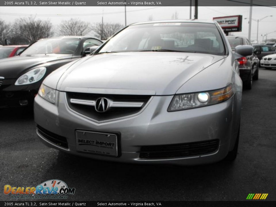 2005 Acura TL 3.2 Satin Silver Metallic / Quartz Photo #3
