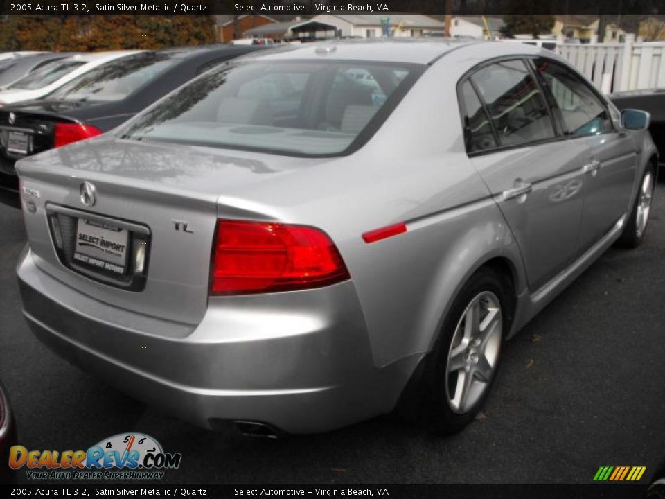 2005 Acura TL 3.2 Satin Silver Metallic / Quartz Photo #5