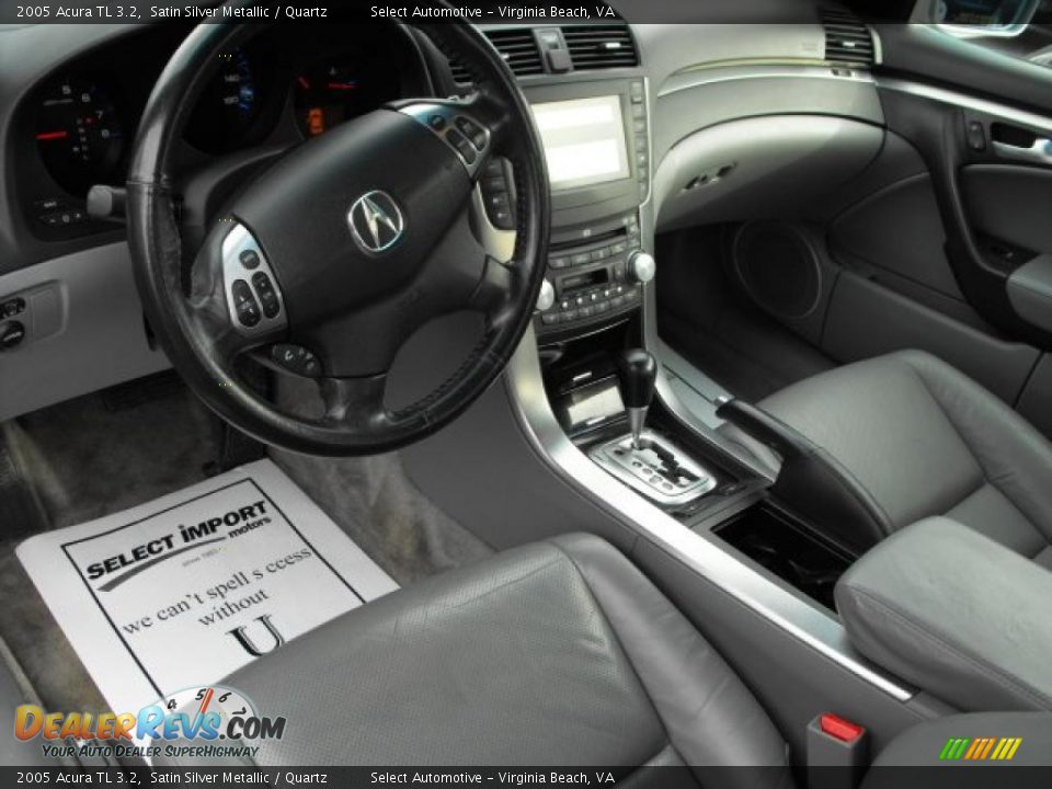 2005 Acura TL 3.2 Satin Silver Metallic / Quartz Photo #8