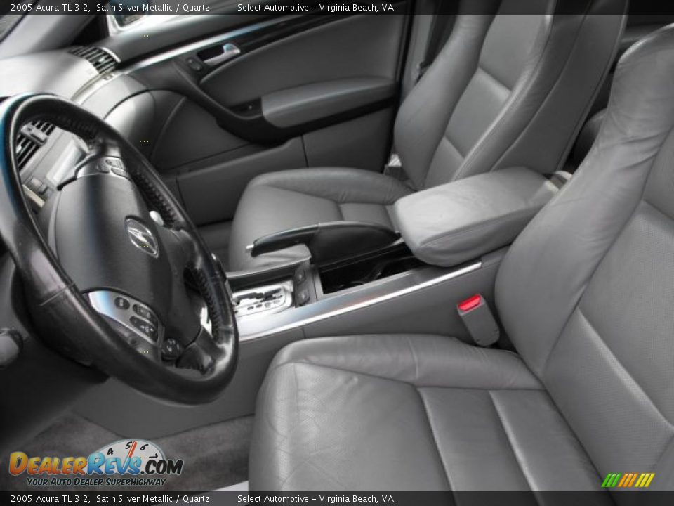 2005 Acura TL 3.2 Satin Silver Metallic / Quartz Photo #9