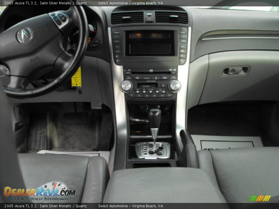 2005 Acura TL 3.2 Satin Silver Metallic / Quartz Photo #11