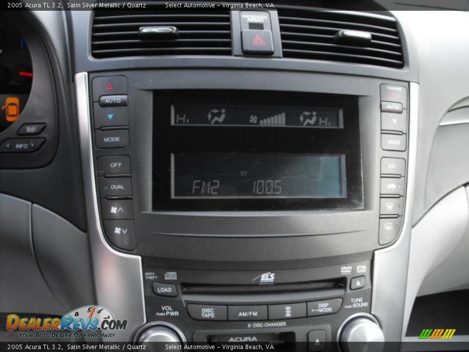 2005 Acura TL 3.2 Satin Silver Metallic / Quartz Photo #14