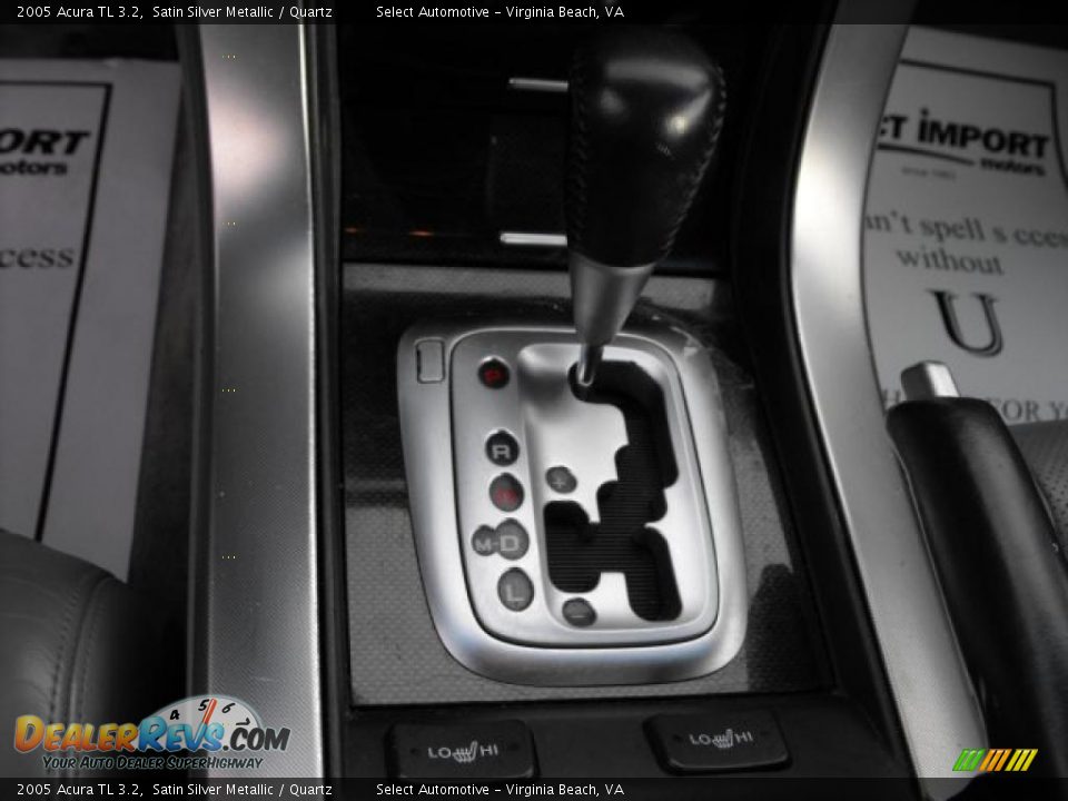 2005 Acura TL 3.2 Satin Silver Metallic / Quartz Photo #17