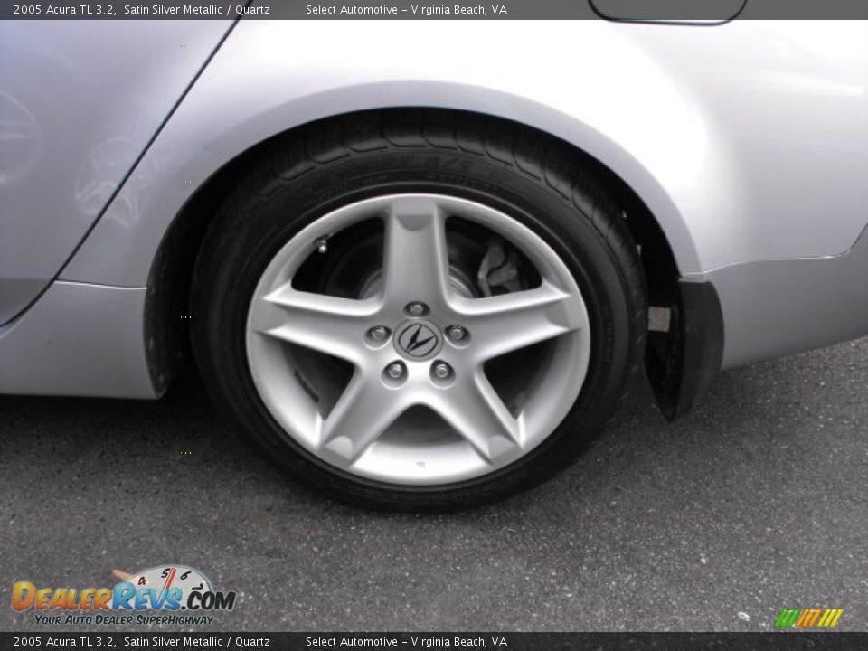 2005 Acura TL 3.2 Satin Silver Metallic / Quartz Photo #20