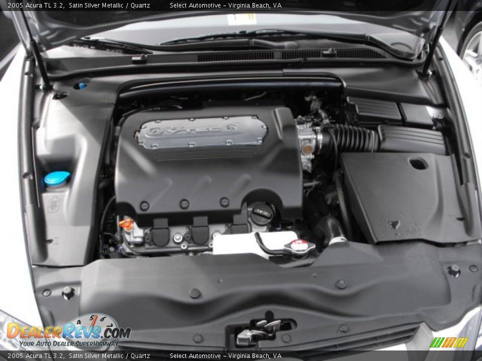 2005 Acura TL 3.2 Satin Silver Metallic / Quartz Photo #21