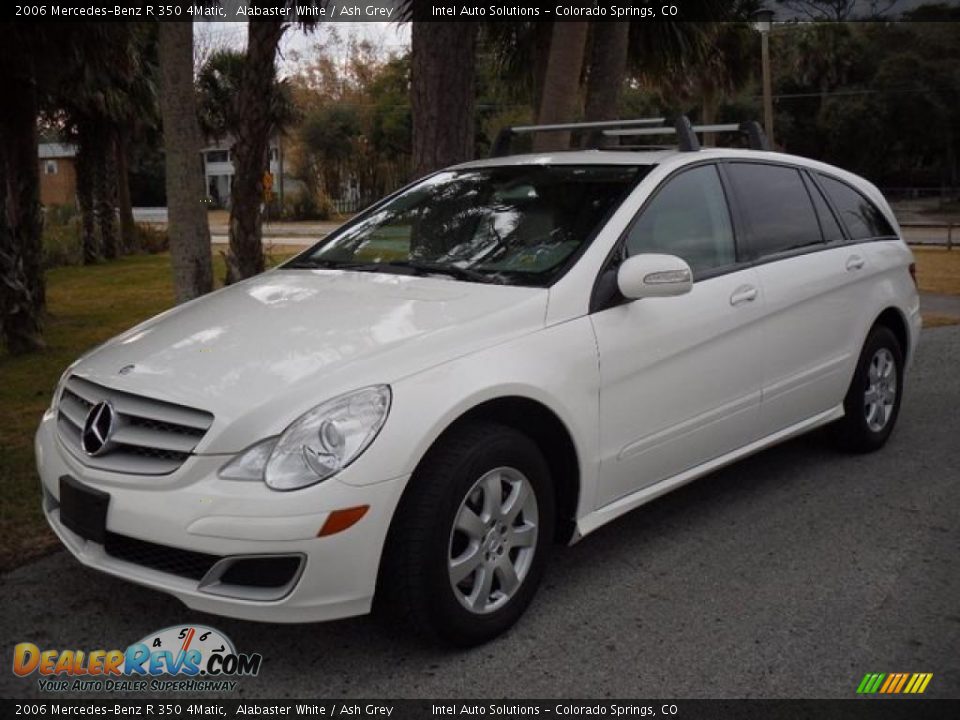 2006 Mercedes-Benz R 350 4Matic Alabaster White / Ash Grey Photo #3