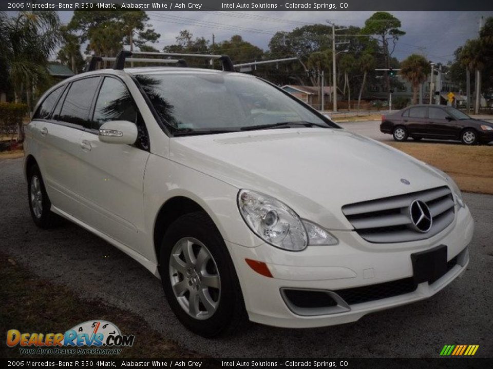 2006 Mercedes-Benz R 350 4Matic Alabaster White / Ash Grey Photo #4