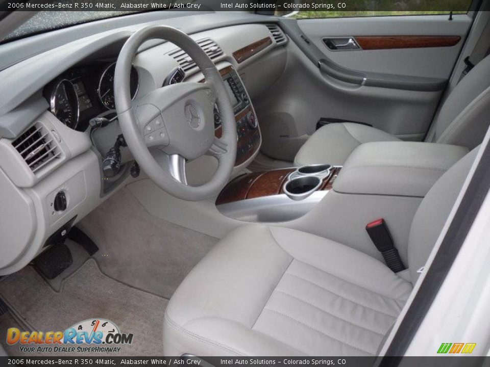 2006 Mercedes-Benz R 350 4Matic Alabaster White / Ash Grey Photo #6