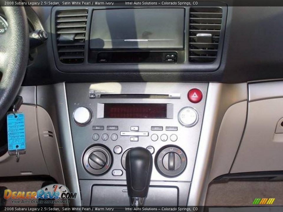 2008 Subaru Legacy 2.5i Sedan Satin White Pearl / Warm Ivory Photo #6