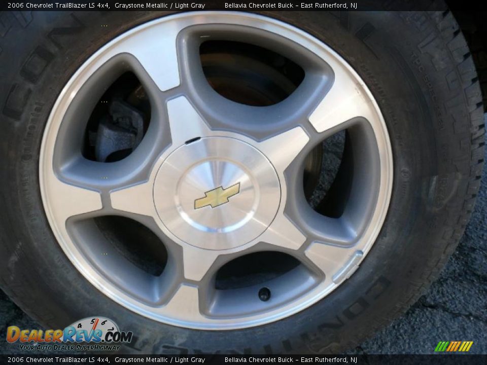 2006 Chevrolet TrailBlazer LS 4x4 Graystone Metallic / Light Gray Photo #14