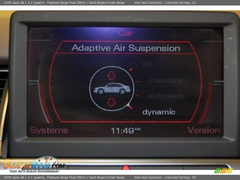 2006 Audi A8 L 4.2 quattro Platinum Beige Pearl Effect / Sand Beige/Cream Beige Photo #23