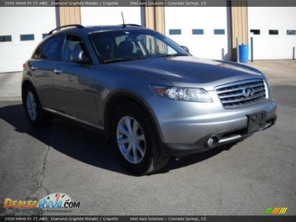 2006 Infiniti FX 35 AWD Diamond Graphite Metallic / Graphite Photo #3