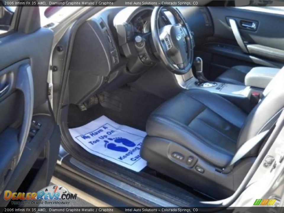 2006 Infiniti FX 35 AWD Diamond Graphite Metallic / Graphite Photo #7