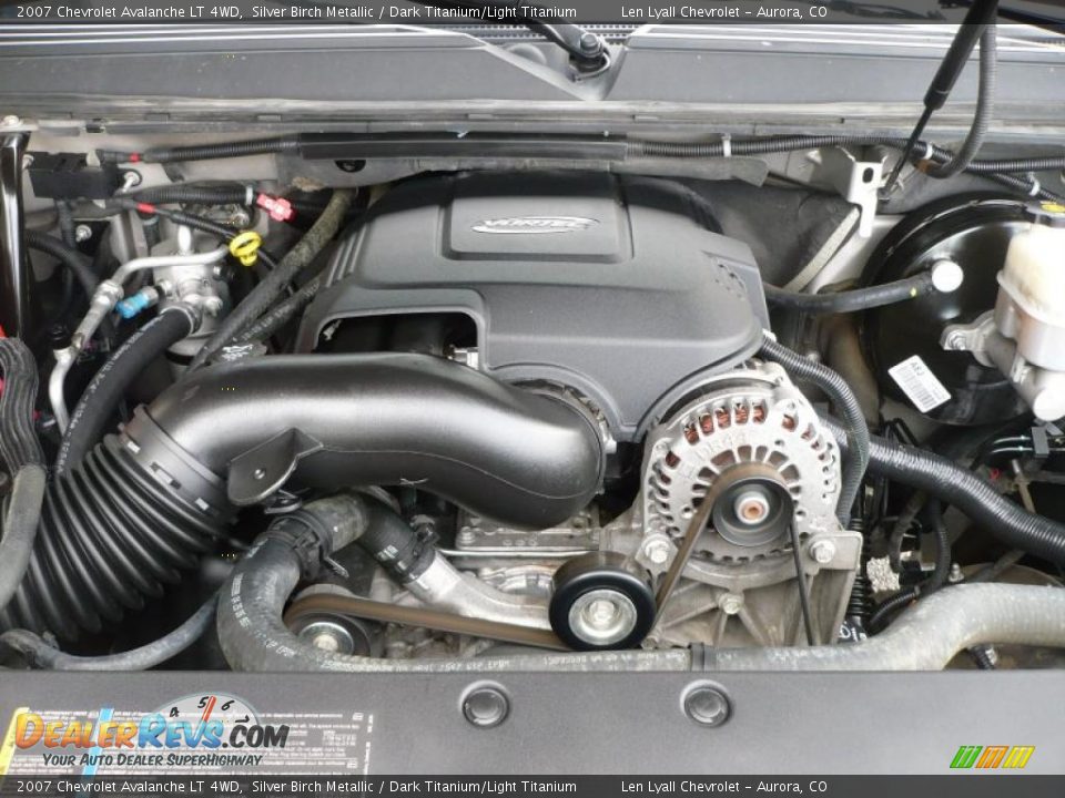 2007 Chevrolet Avalanche LT 4WD Silver Birch Metallic / Dark Titanium/Light Titanium Photo #22