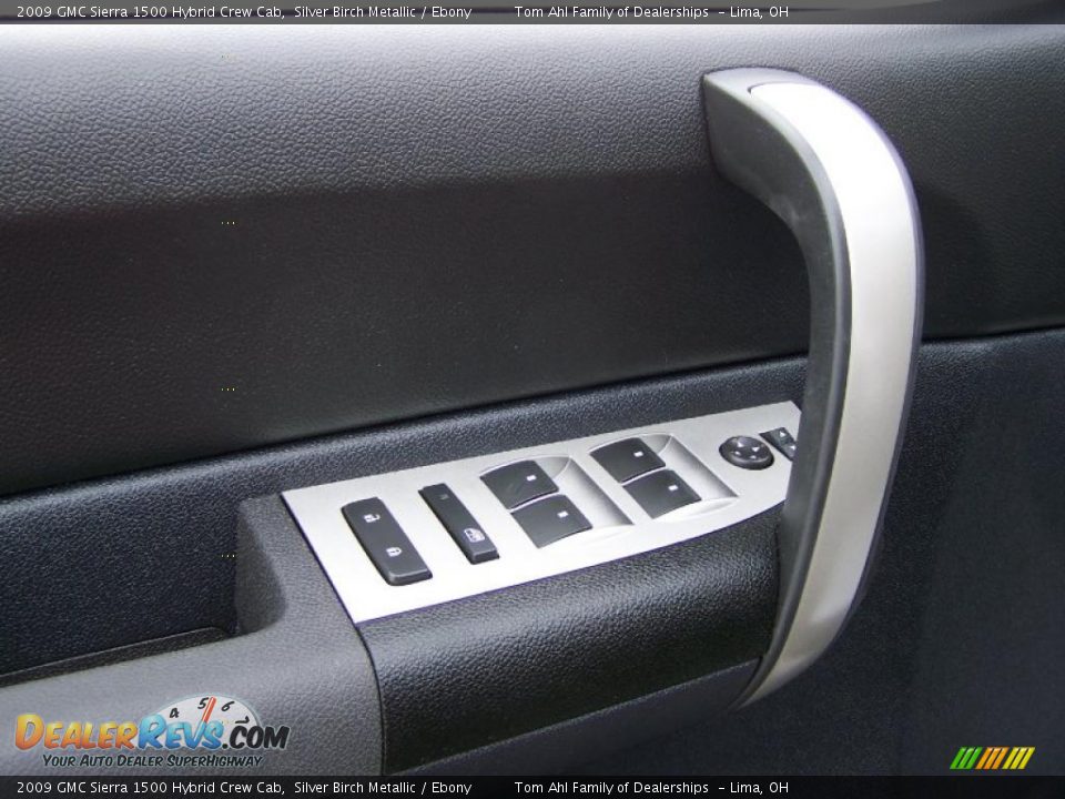 2009 GMC Sierra 1500 Hybrid Crew Cab Silver Birch Metallic / Ebony Photo #8