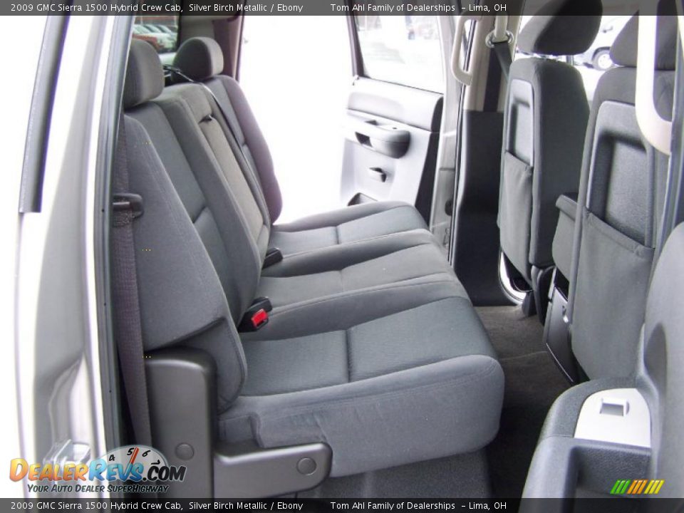 2009 GMC Sierra 1500 Hybrid Crew Cab Silver Birch Metallic / Ebony Photo #10