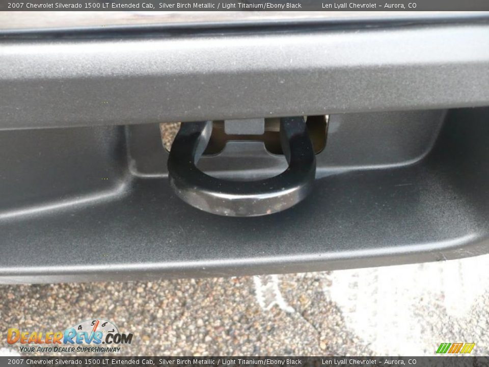 2007 Chevrolet Silverado 1500 LT Extended Cab Silver Birch Metallic / Light Titanium/Ebony Black Photo #18