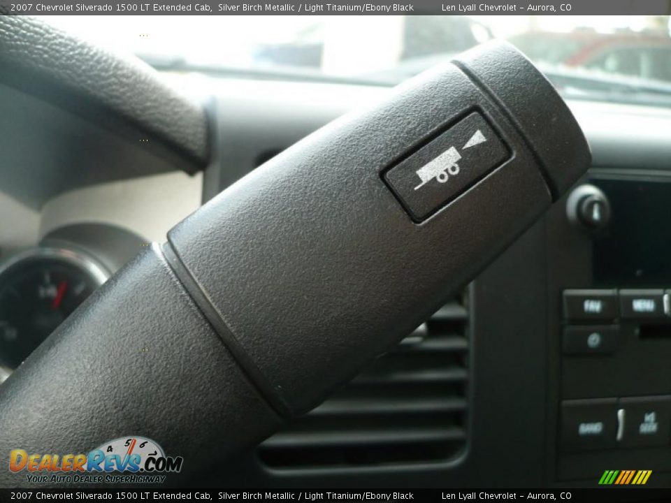 2007 Chevrolet Silverado 1500 LT Extended Cab Silver Birch Metallic / Light Titanium/Ebony Black Photo #21