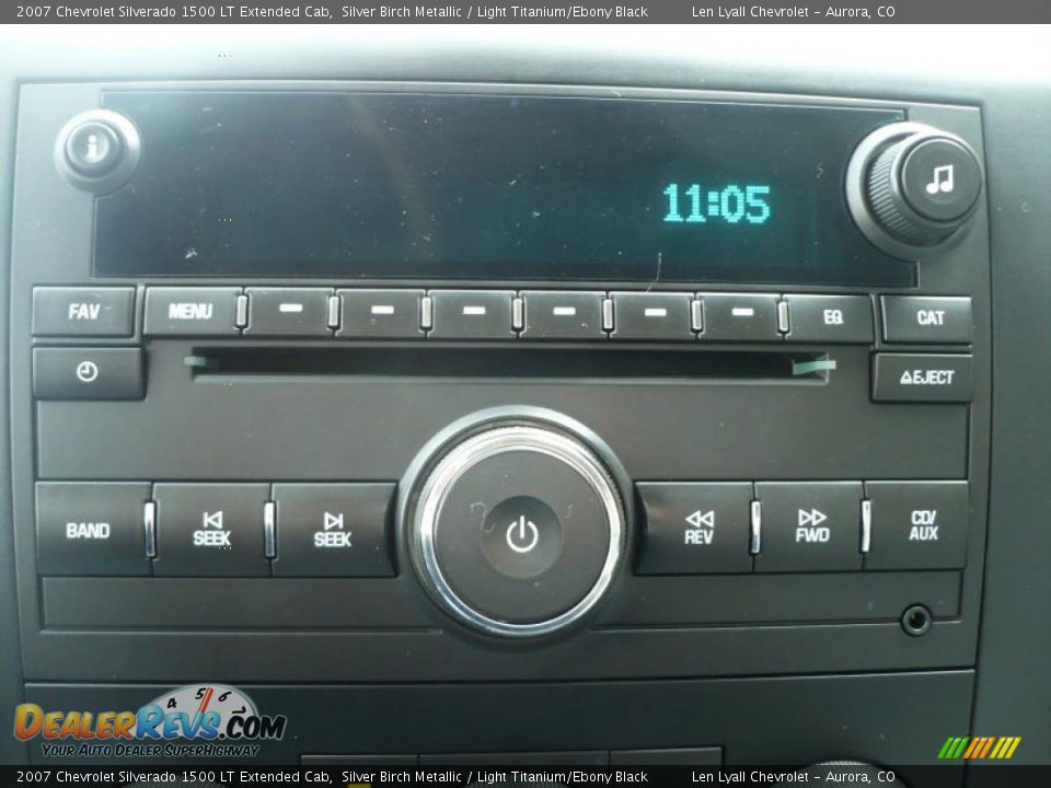 2007 Chevrolet Silverado 1500 LT Extended Cab Silver Birch Metallic / Light Titanium/Ebony Black Photo #22