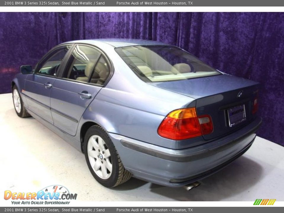 2001 BMW 3 Series 325i Sedan Steel Blue Metallic / Sand Photo #3