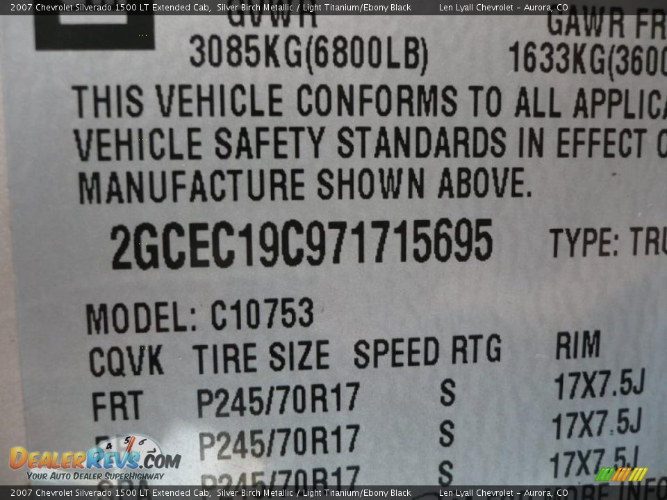 2007 Chevrolet Silverado 1500 LT Extended Cab Silver Birch Metallic / Light Titanium/Ebony Black Photo #26