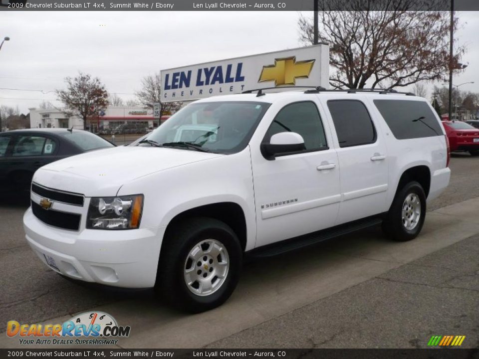 2009 Chevrolet Suburban LT 4x4 Summit White / Ebony Photo #1