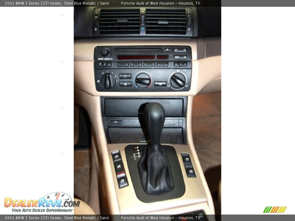 2001 BMW 3 Series 325i Sedan Steel Blue Metallic / Sand Photo #7