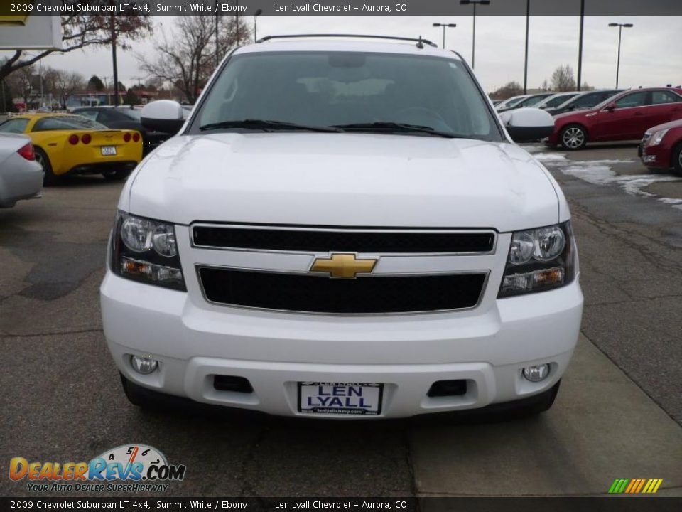 2009 Chevrolet Suburban LT 4x4 Summit White / Ebony Photo #2