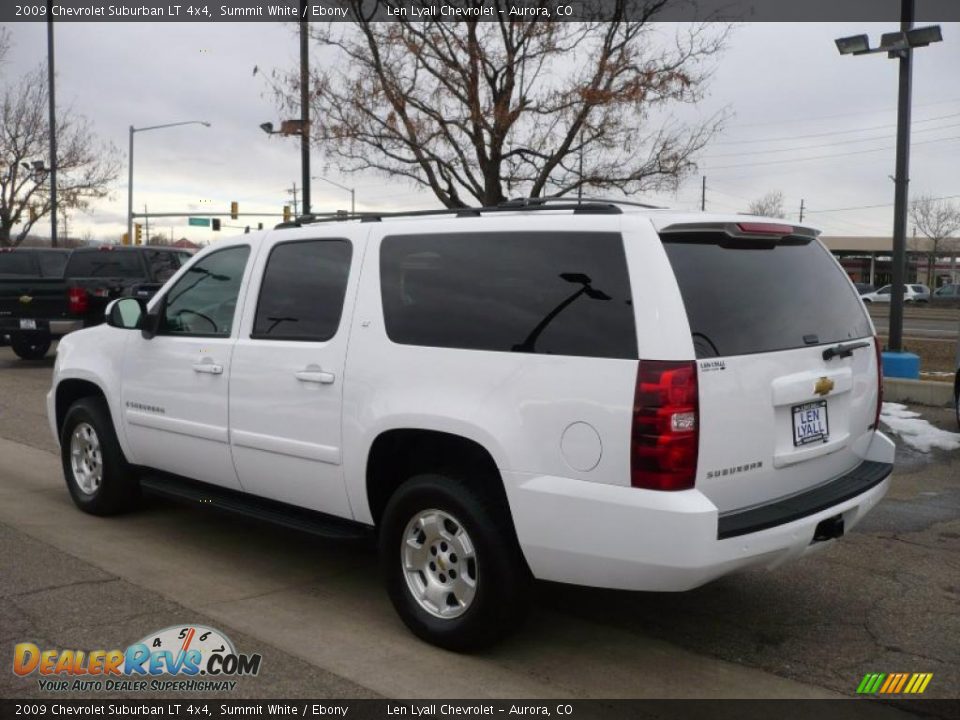 2009 Chevrolet Suburban LT 4x4 Summit White / Ebony Photo #6