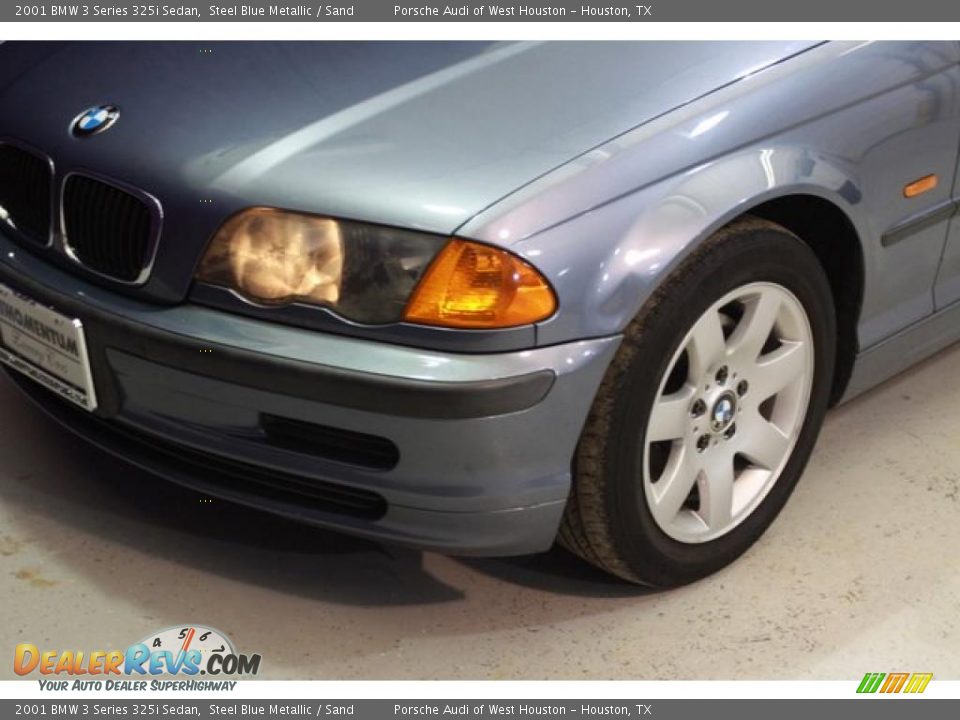 2001 BMW 3 Series 325i Sedan Steel Blue Metallic / Sand Photo #11
