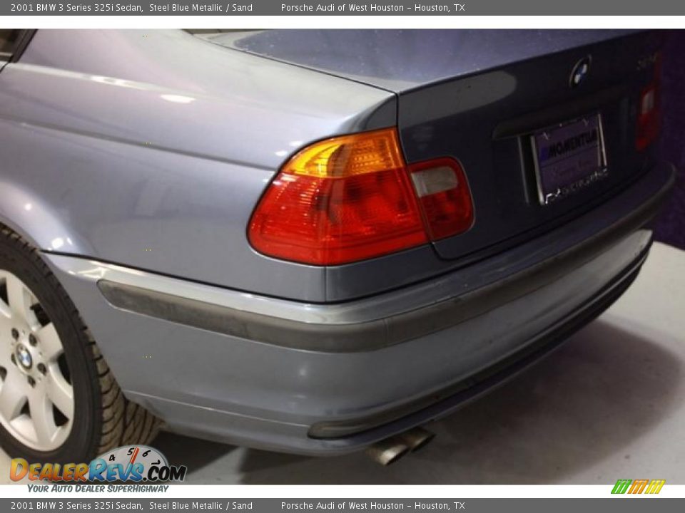 2001 BMW 3 Series 325i Sedan Steel Blue Metallic / Sand Photo #14