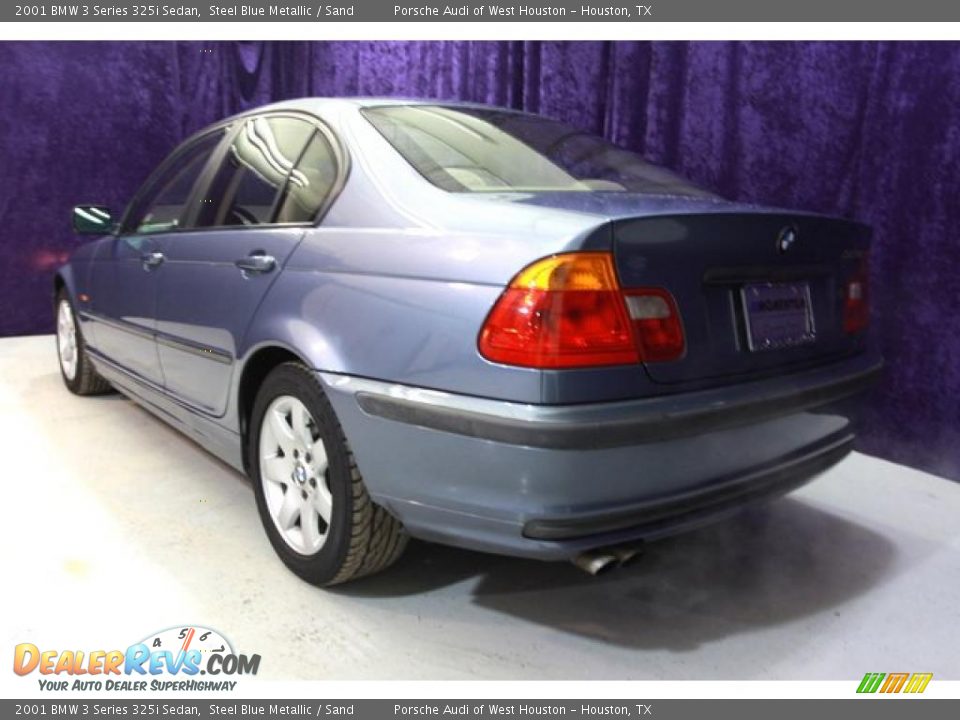 2001 BMW 3 Series 325i Sedan Steel Blue Metallic / Sand Photo #15